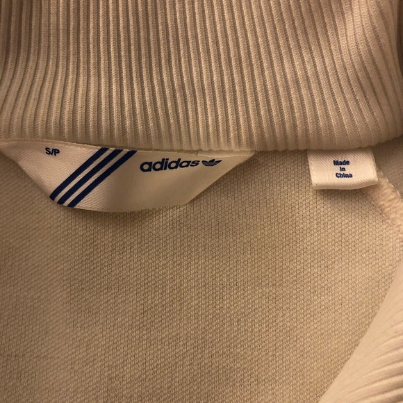 Ladies adidas zip up with gold sequin - Picture 6 of 8